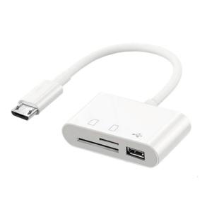 Portable USB C to Memory Reader Adapter for Quick Data Transfer MultiFunction Reader Safety Durability