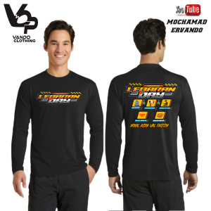 Vando Kaos Lebaran Day Hari Raya Idul Fitri Lengan Panjang Cotton Combed 30s