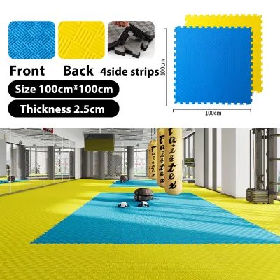 (Wholesale Offer)EVA Rubber Mat Foam Floor Mat 1M*1M*2.5CM Puzzle Yoga Fitness Floor Creeping Foam