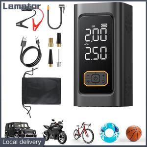 [Vktech] Automotive emergency power bank with built-in air compressor and LED work light ideal for roadside emergencies