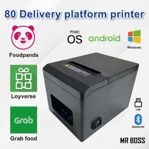 80mm Thermal Receipt Printer Loyverse iOS iPad iPhone AndroidUSB WiFi LAN POS