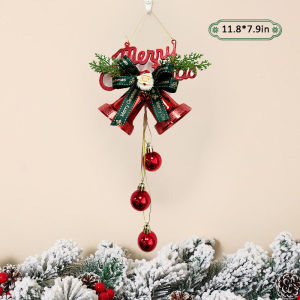Happy Time Christmas Bells Gold Bells Red Hanging Bells for Decoration Vintage Bells Ideal for Christmas Tree Christmas Wreath Party Wedding Christmas Decorations for Home 2026