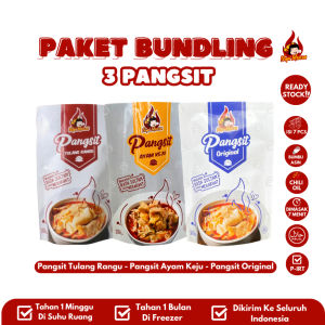 gratis ongkir Paket Tiga Pangsit Makanan Instan murah halal