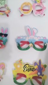 Yesfashion Store IN stock Easter Party Glasses Different Styles Dress Up Bunny Eggs Glasses Holiday Party Decoration Supplies