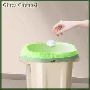 Ginca ถุงขยะแบบหูรูดไม่ฉีกขาดถุงเก็บขยะในห้องครัวห้องน้ำถุงขยะ mugwort กันยุงและกันกลิ่น