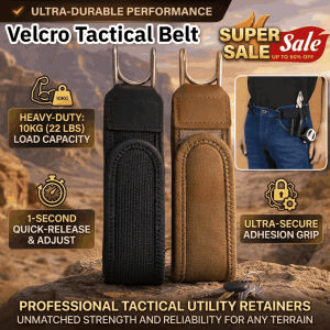✨Velcro Multi-Functional Tactical Belt No Buckle Elastic Belts Adjustable Nylon Waist Belt Velcro Fastener Tactical Belt Hook Straps