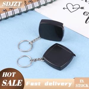 SDJZT Vuông 2m Tape đo có thể thu vào món quà nhỏ thép Cai Trị Móc chìa khóa Mini Thép tự động kính thiên văn đo băng