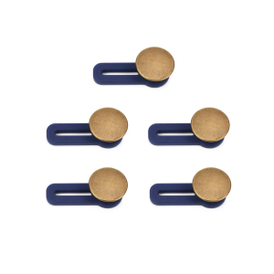 5Pcs Metal Button Extender for Pants Jeans Waistband Expander Sewing Waist Extenders Nail Fastener