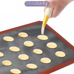 Heabety 1 tấm lót lò nướng bằng silicon chống dính dụng cụ lót bánh có thể đóng lại