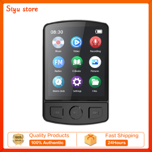 Clip Walkman HiFi Sound Bluetooth5.2 Portable MP3 Player Sport Student Walkman 1.8 Inch Screen with FM Radio E-Book MP3 Player