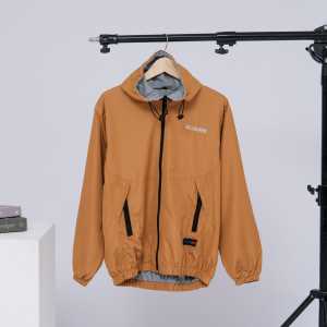 Jaket Bolak Balik/DastYelow-Abu/jaket perempuan/jaket Pria /Jaket Outdoor L/XL/XXL