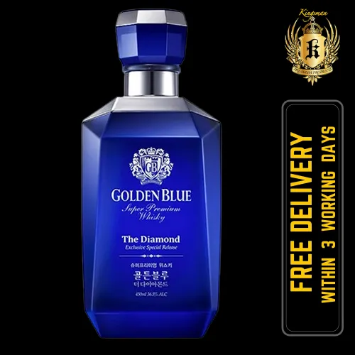 Golden Blue Diamond Whisky 450ml Blue Bottle Whiskey - Lazada