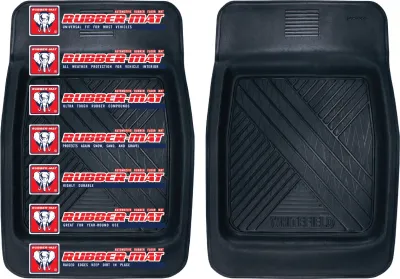 K-RUBBER ถาดยางปูพื้นรถยนต์ตราช้าง คุณภาพส่งออก คู่หน้า 2ชิ้น
