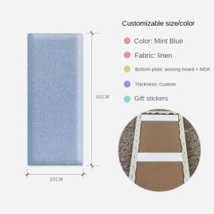 Baby crash cushion child safety protection bump soft package home wall waterproof headboard wall sticker pad thickened self-adhesive wall decorative wall stickers