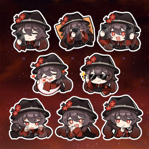 [Genshin Impact] Sticker Hutao - Hình dán chibi hutao ( set 8 / 22 hình )