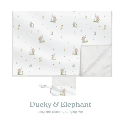 Elly Milley Easypack Waterproof Diaper Changing Mat Playmat Child Foldable for Travel Stain Proof Compact