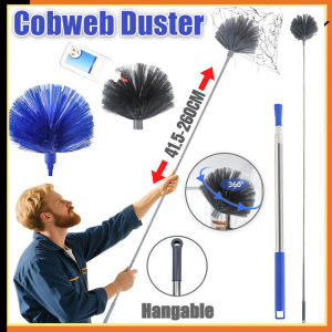 Ceiling Fan Duster Brush Spider Web Cleaner Cobweb Duster Brush Adjustable Cleaning Tool Dust Duster