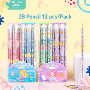 Little Tree Ocean Princess HB/2B Writing Pencil for Girl Child Primary School Elementary Student Kid