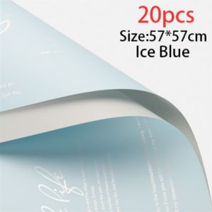 20pcs High Quality Bouquet Wrapping Gift Wrapping Paper Two Colors English Letters Korean Style Wrapping Paper