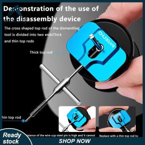 Aminiry[Love sports] Reel Bearing Remover Kit Matertial Stainless Steel Repair Kit Baitcasting Maintenance Tools Spool Dismantling Device Pin