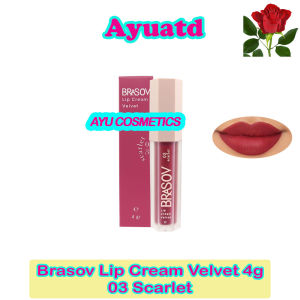 Brasov Lip Cream Velvet 4gr Pelembab Bibir