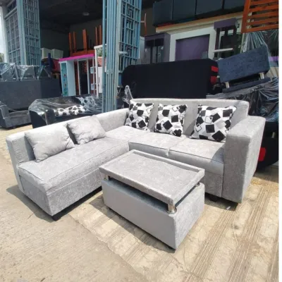 Sofa L putus full kain / sofa L / sofa