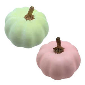 Pack Of 10 Artificial Pumpkin Ornament Easy Cleaning Holiday Decoration For Classroom Store Window Displays