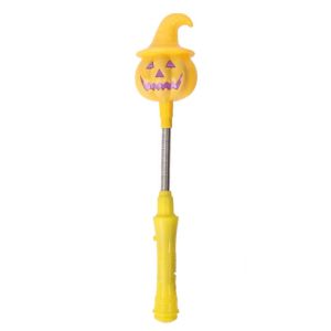 YOUSHI TOP LED Đèn lồng bí ngô Halloween Gậy nhấp nháy Dạ Quang Thanh lấp lánh mùa xuân Đồ chơi que bí ngô cầm tay Dễ thương Đèn lồng ma bí ngô cầm tay Trẻ em người lớn