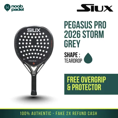 SIUX Pegasus Pro 2026 Storm Grey Racket Padel