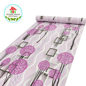 BHW wallpaper pink series Waterproof PVC Wallpaper for Walls - Moisture-Resistant Easy to Clean Durable Home Decor - Ideal for Living Room Bedroom Kitchen & Bathroom - Modern Designs Peel & Stick