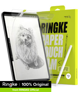 Ringke Paper Touch Film (2-Pack) [Soft / Hard] for iPad Pro 11" (M5 / M4) Paper-Like Matte Screen Protector Anti-Glare Reduces Pencil Tip Wear Easy Installation