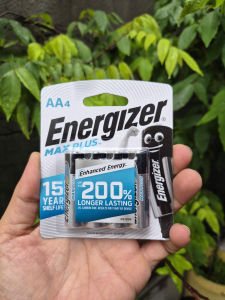 Vỉ 4 viên pin tiểu AA 1.5V Energizer Max Plus - Chính hãng