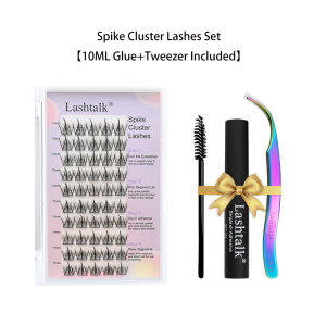 Lashtalk DIY False Eyelash Extensions Spike Comic Cluster Bonded Lashes Makeup Individual Self Grafting Self-making From Nagaraku Freeshipping