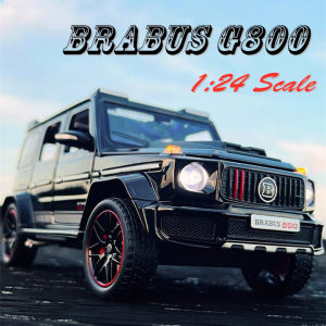 [MagicT] Mô Hình Hợp Kim Kẽm Mercedes-Benz Brabus G800 1:24 Với Hiệu Ứng Ánh Sáng & Âm Thanh & Kéo Lùi Xe Đúc Quà Tặng Bộ Sưu Tập Đồ Chơi Cho Bé Trai