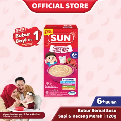 SUN Bubur Bayi 6+ Daging Kacang Merah Box 120 Gr