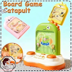 Kids Puzzle Cartoon Dinosaur Pinball Machine Toy Quick Push Button Table Game Decompression Toy