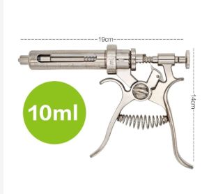 10/20/30/50ML Veterinary Continuous Syringe Automatic Injector For Pigs Cattle And Sheep Semiautoma (The product does not include needles and nozzles)