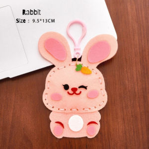 [SG Seller] DIY Cartoon Animal Keychain Art & Craft For Kindergartens Kids Activity Door Toys Party Goodies
