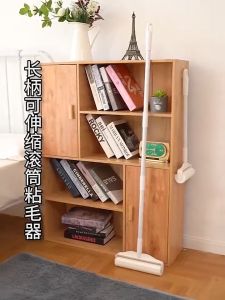 Cây Lăn Bụi Cán Dài Inox Kèm Lõi Giấy 24cm Lăn Sạch Sofa Ghế Giường Quần Áo Thu Gọn 93cm