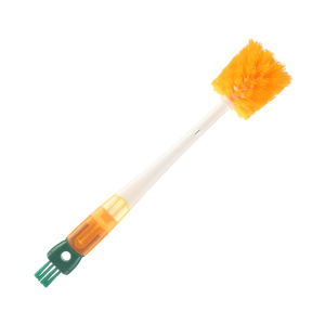 Five-in-one multi-function long-handled cup brush bottle brush nipple brush straw brush bottle mouth and cup lid brush