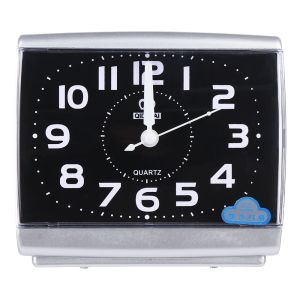 RBJ4 Simple Square Digital Alarm Clock Silent Easy to Read Desk Mute Clock Creative Bedside Wake-up Clock Office