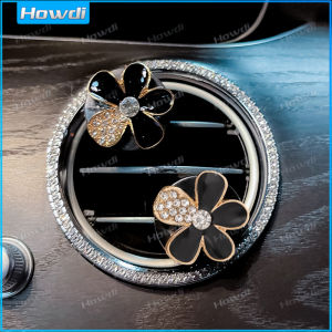 【Howdi Car Outlets】Car air outlet perfume clip cute mini flower aromatherapy creative car interior air freshener accessories