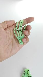 In stock: Halloween skeleton finger and palm bone plastic ghost claw props perfect for pranks. Special offer from Tumshi
