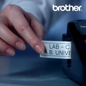 Brother TZE-261 Black on White Tape for P-Touch Labelers