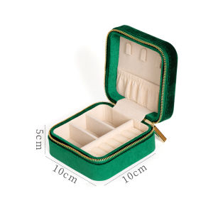 Cross-border wholesale of ready-made products: Meichuang jewelry boxes storage boxes packaging boxes vintage velvet silk plush