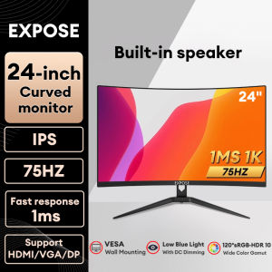 TVCON Monitor 24 27 Inch IPS Curved Monitor 165Hz 4K Frameless 1ms 120%sRGB Flicker-Free Low Blue Light Monitor For PC Laptop Office Design Monitor 144Hz 165Hz 180Hz