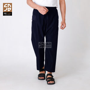 S&D PROJECT Celana Pangsi Bahan Katun Besway Warna Hitam S-XXL Untuk Pria Dewasa