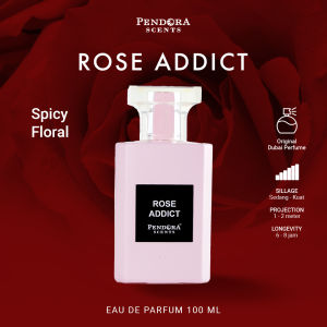 PENDORA SCENTS Rose Addict Perfume For Women EDP 100ML | Parfum Wanita | Parfum Wangi Tahan Lama | Floral Warm Spicy | Eau de Parfum