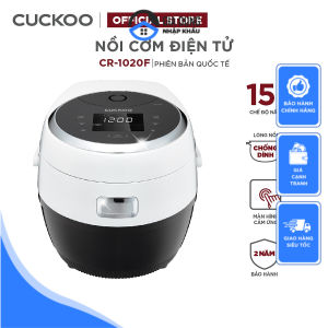 Nồi Cơm Điện Tử Cuckoo CR-1020F Nồi Cơm Điện 1lit8 Rice Cooker Phù Hợp Cho 6-10 Người 15 Chương Trình Nấu Tiết Kiệm Điện Năng Nhập Hàn Bảo Hành 24 Tháng