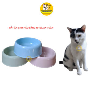Bát ăn đơn cho chó mèo mã 260054 bát nhựa giá rẻ cho mèo size 10.5cm/13.5cm bát ăn cho thú cưng
